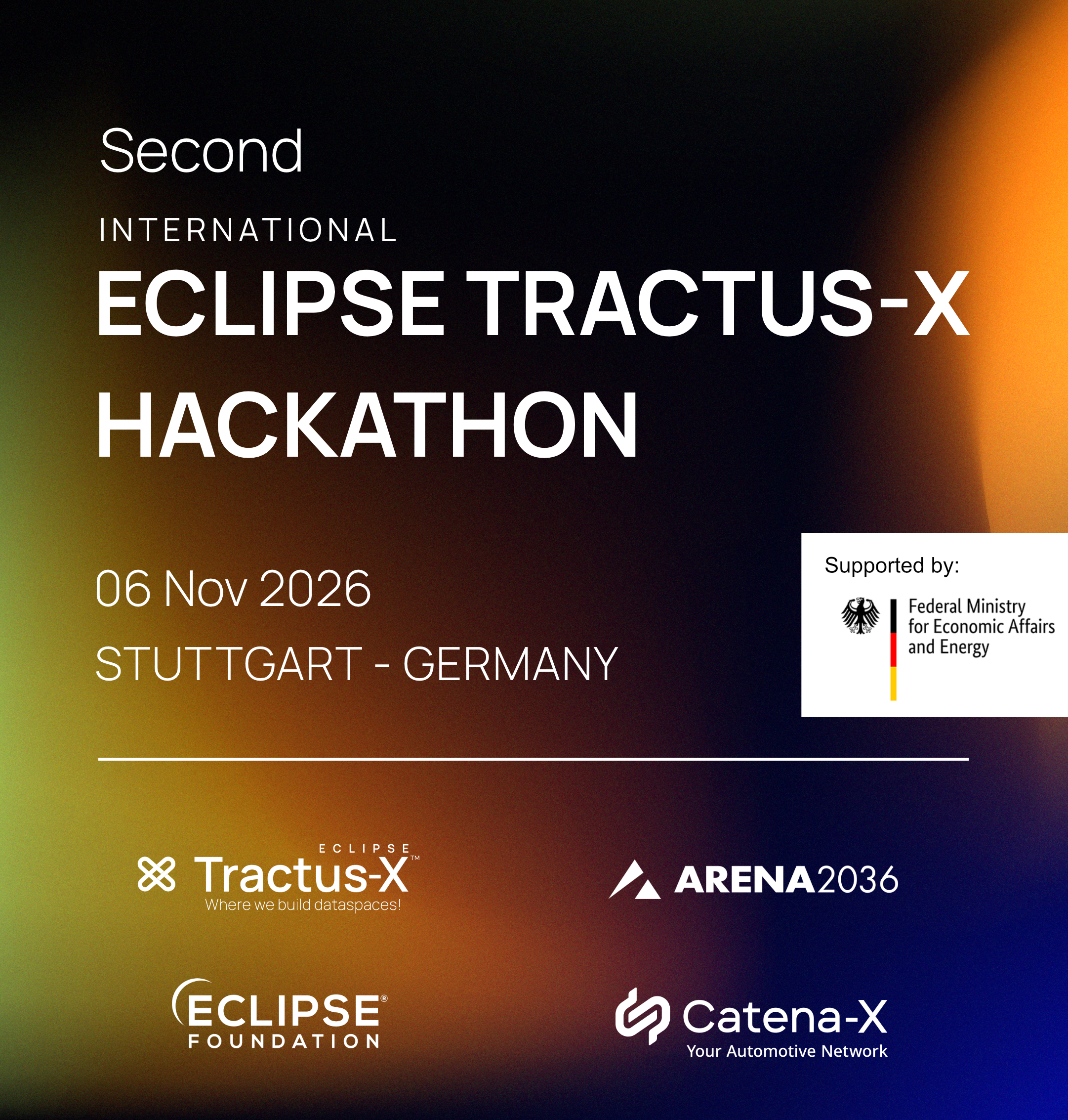 Second International Eclipse Tractus-X Hackathon — 06 Nov 2026, Stuttgart, Germany