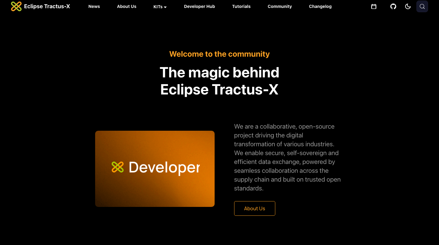 The new About Us teaser on the home page