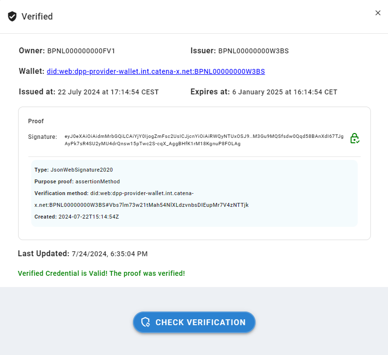 Verification Add-on