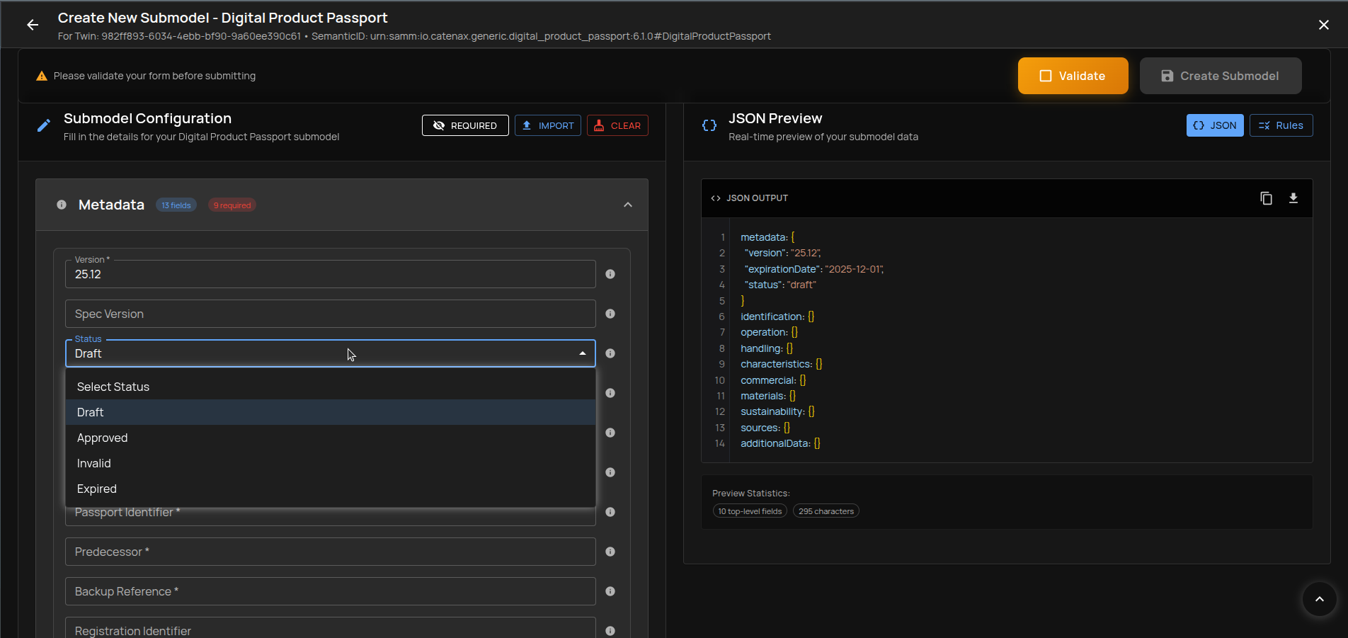 Selects with predefined options