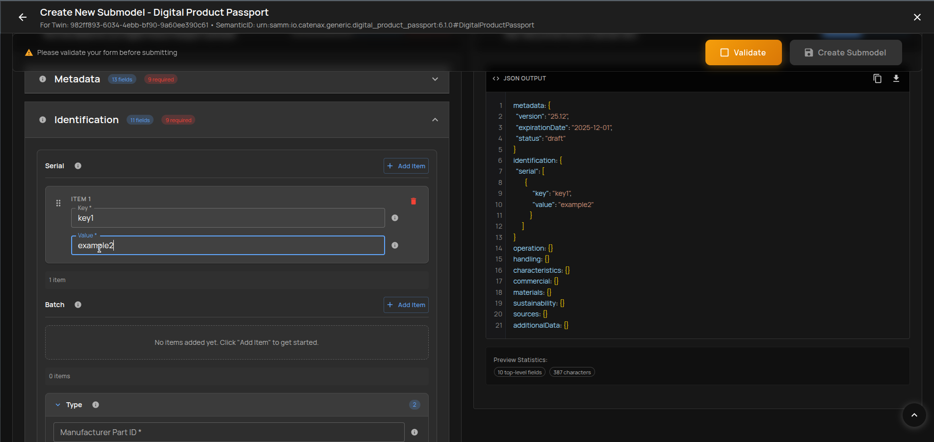 Add/remove array items